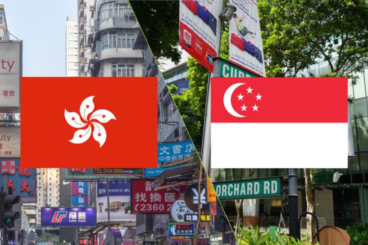 香港投資とシンガポール投資